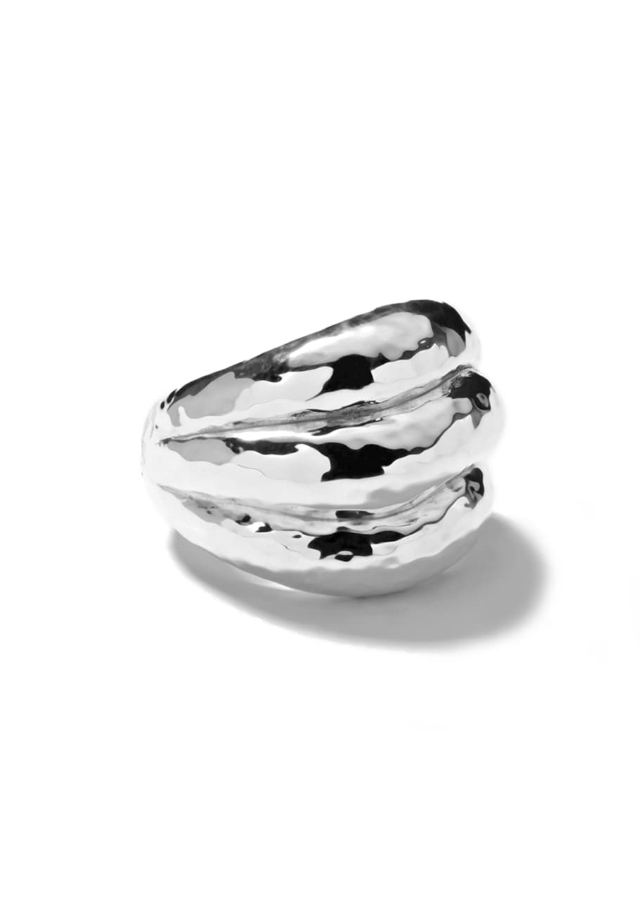 Image 1 of 1: Sterling Silver Glamazon Wave Ring
