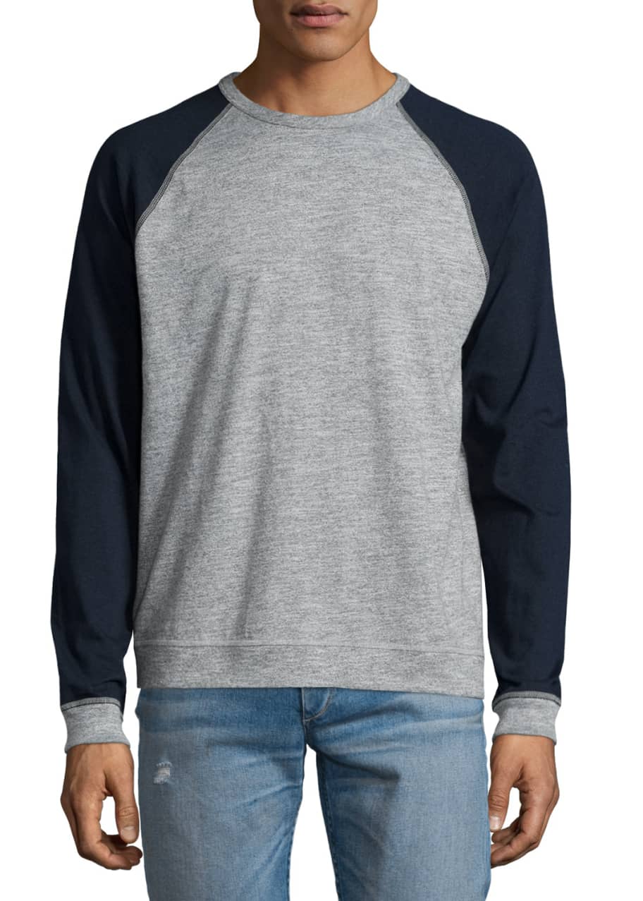 Image 1 of 1: Standard Issue Colorblock Raglan-Sleeve Baseball Shirt