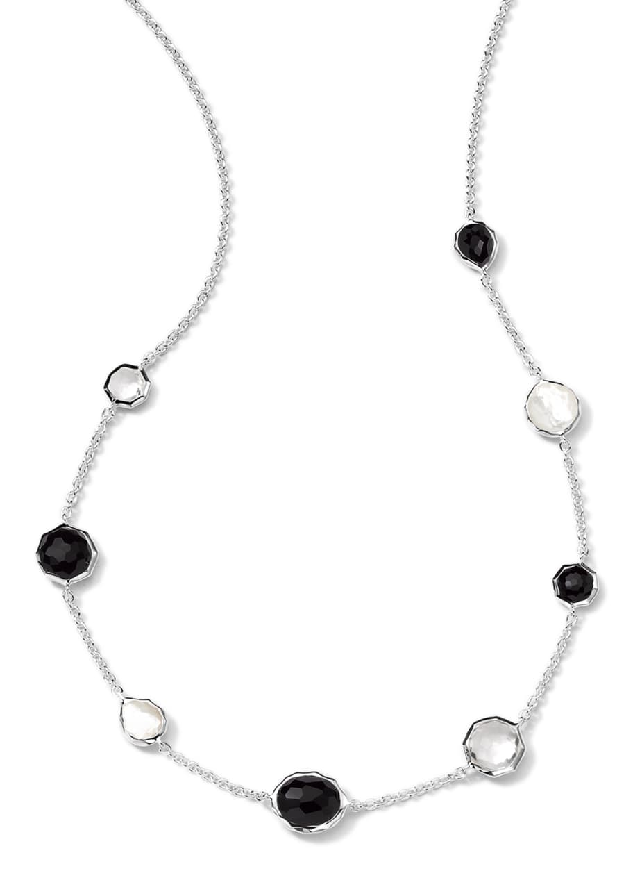 Image 1 of 1: Sterling Silver Wonderland Mini Gelato Short Station Necklace in Astaire, 16-18"