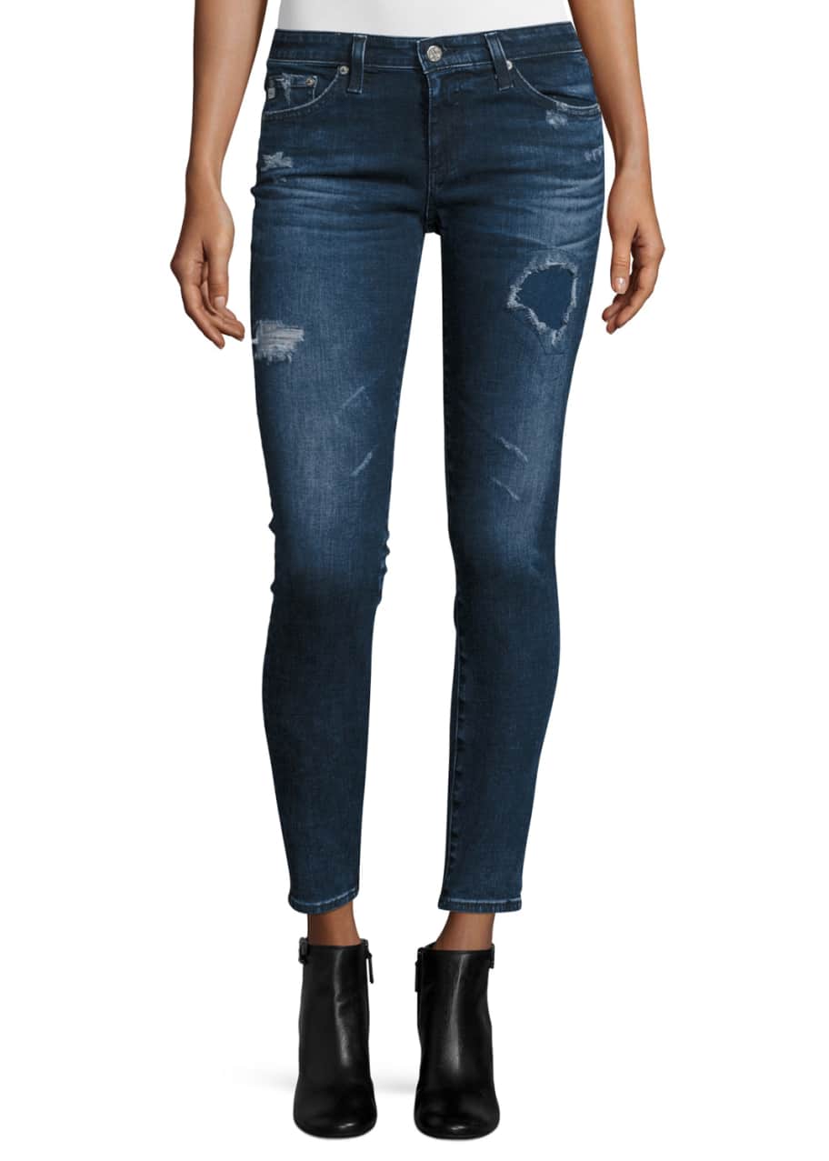 Image 1 of 1: The Legging Distressed Ankle Jeans, 11 Years Swap Meet