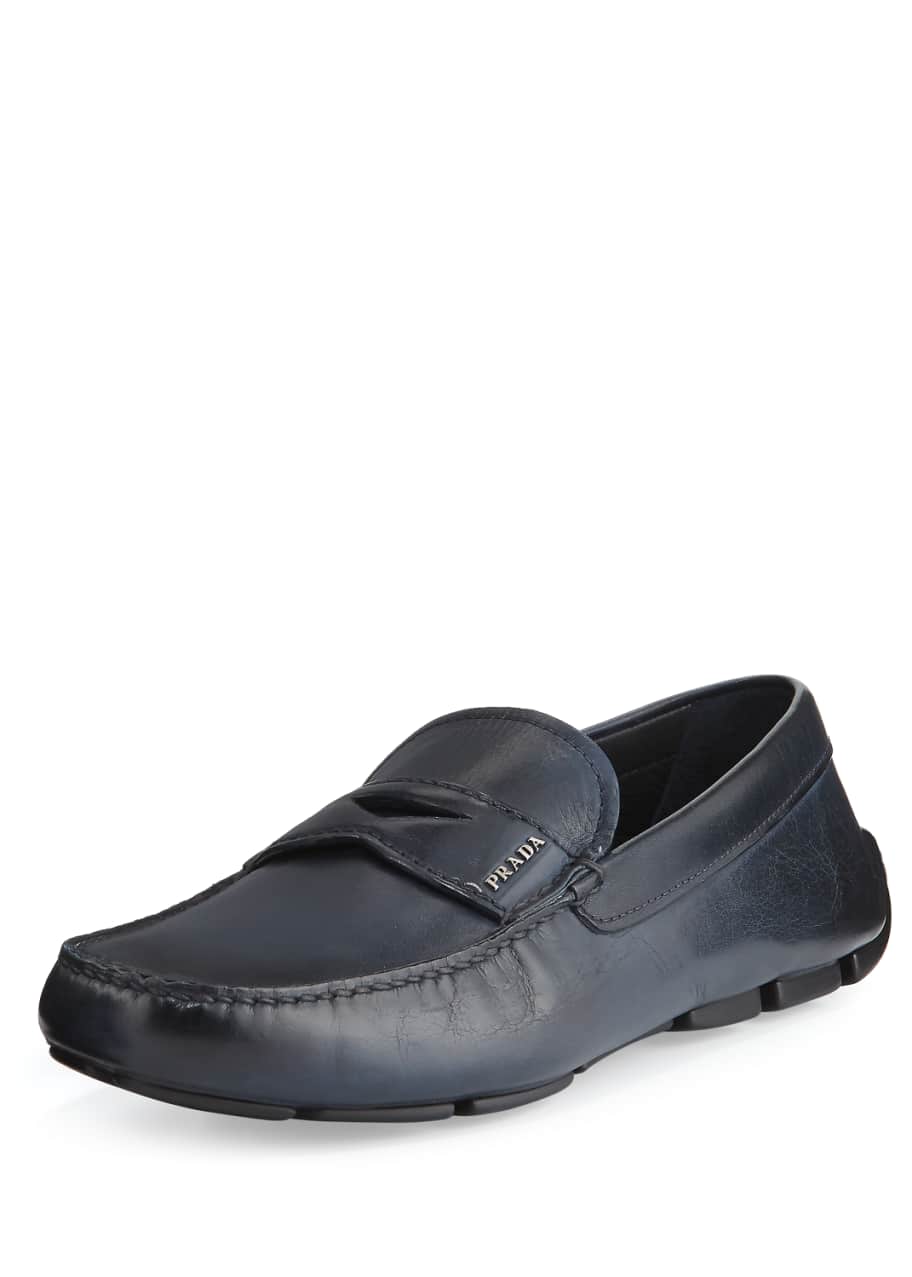 Image 1 of 1: Calf Leather Driving Loafer
