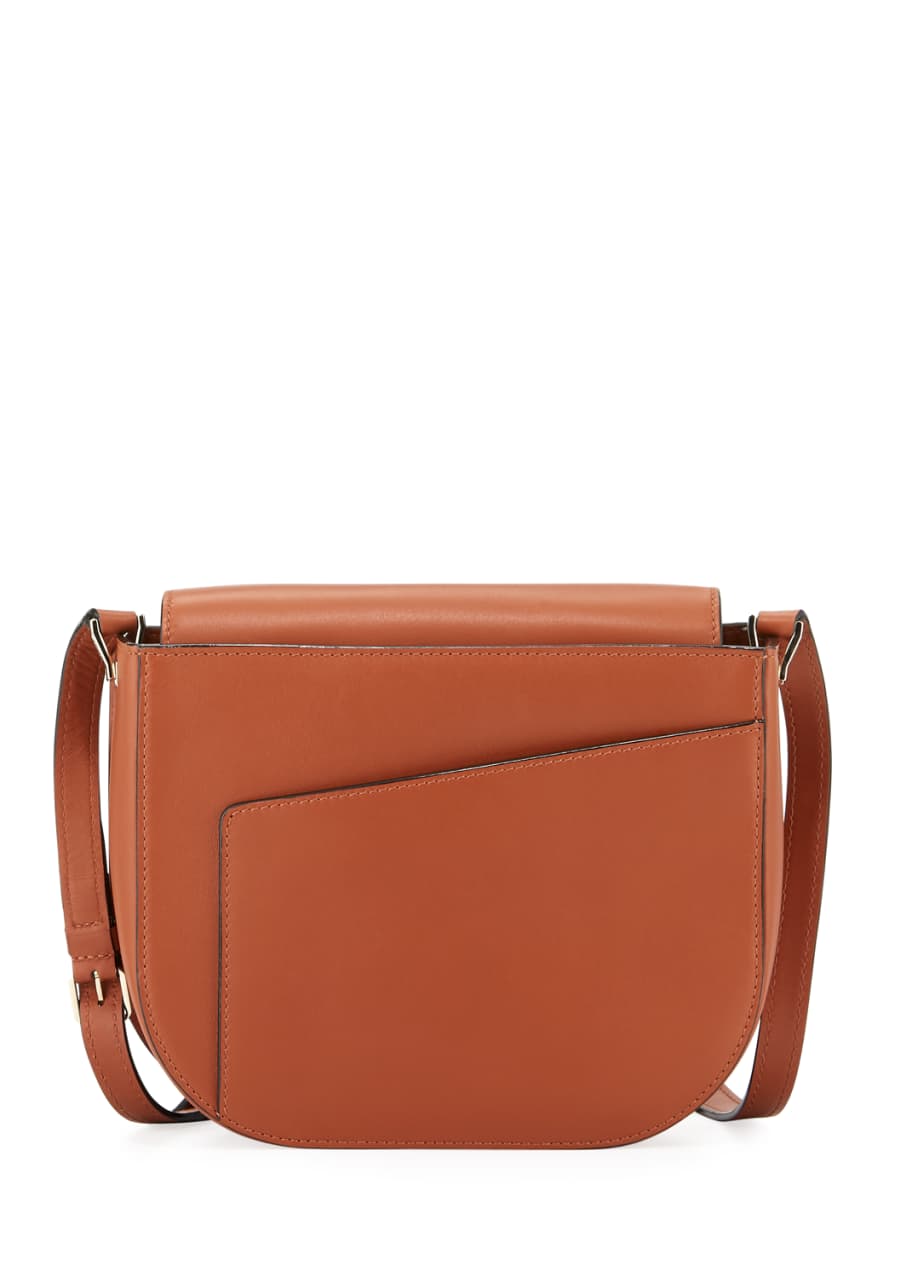 Image 1 of 1: Twist Smooth Leather Crossbody Bag
