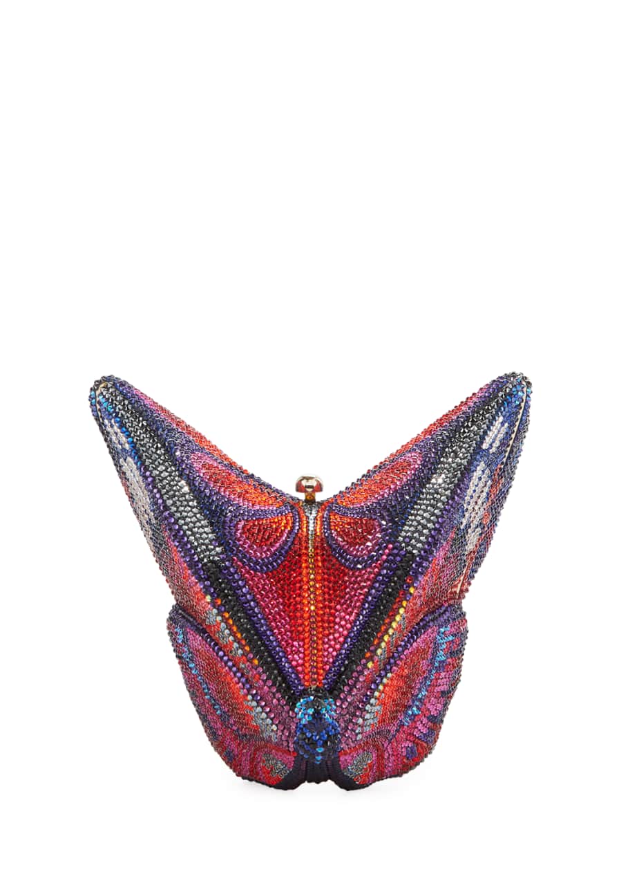 Image 1 of 1: Crystal Emperor Butterfly Clutch Bag