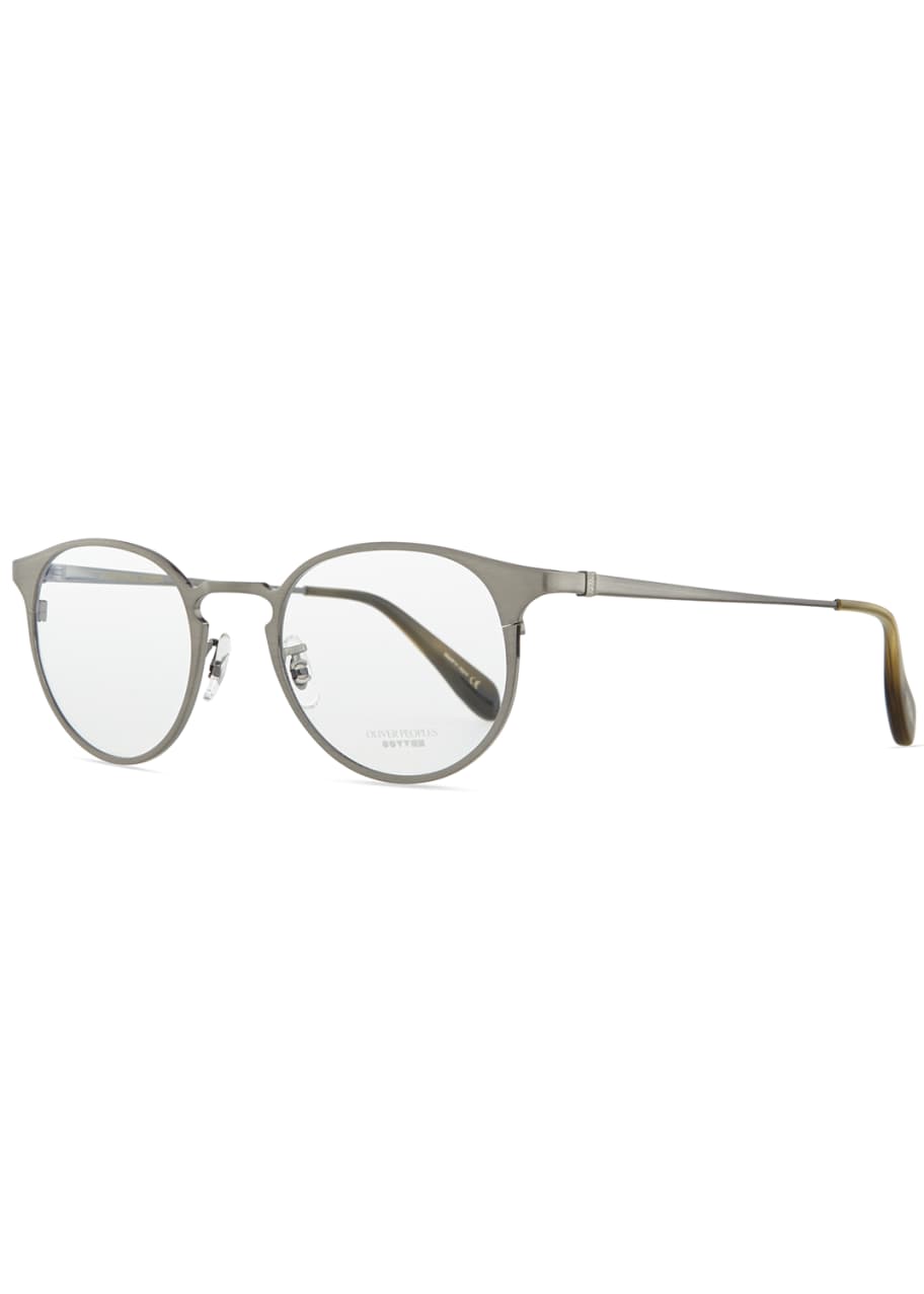 Image 1 of 1: Men's Wildman Round Fashion Glasses, Pewter