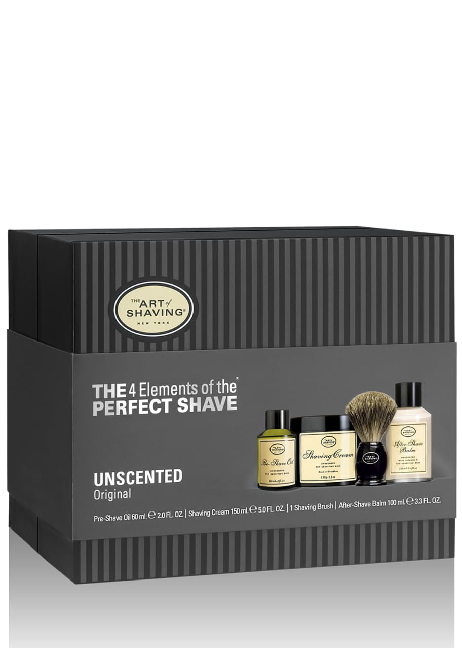 Image 1 of 1: 4 Elements of the Perfect Shave Full-Size Kit, Unscented