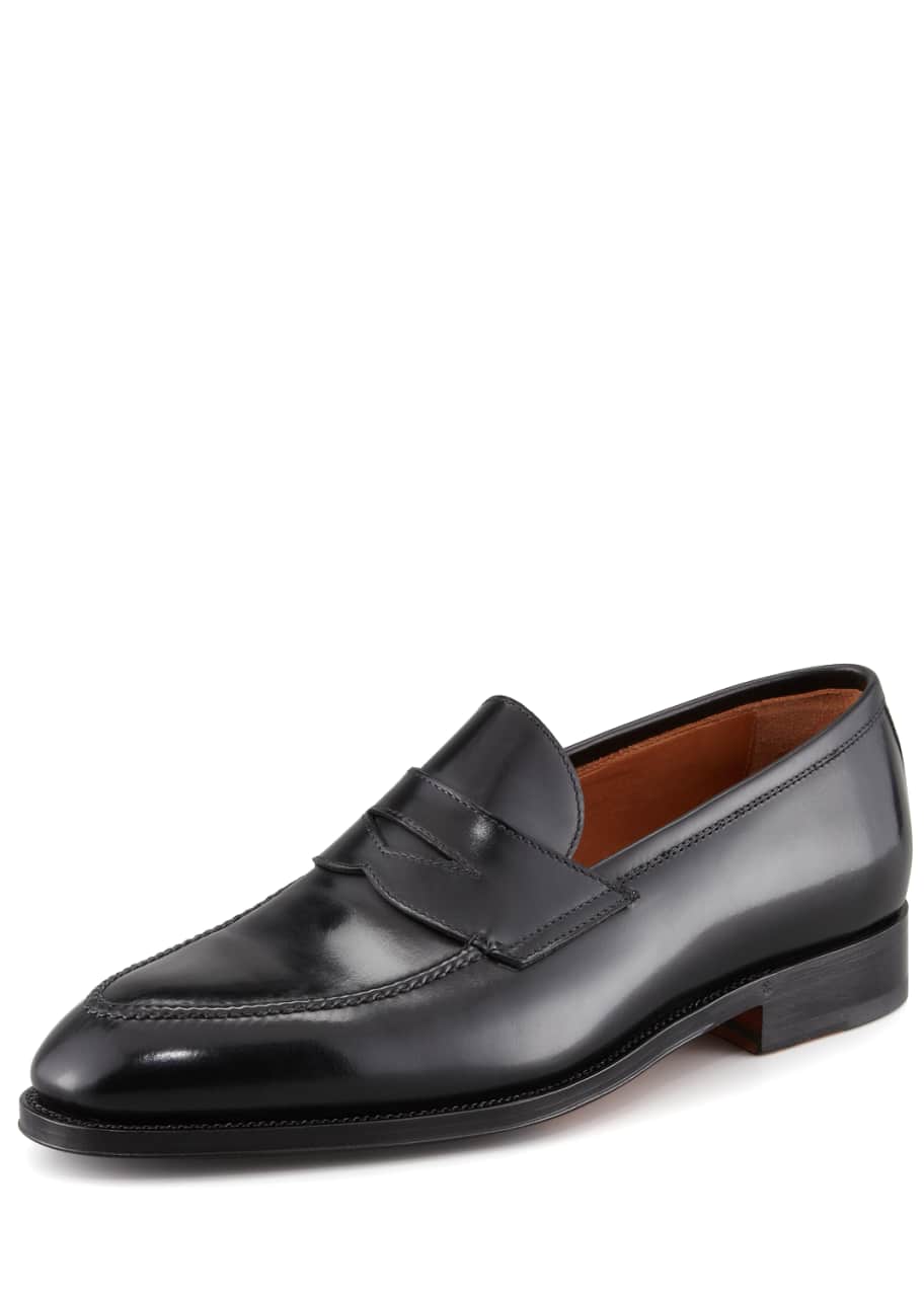 Image 1 of 1: Principe Leather Penny Loafer