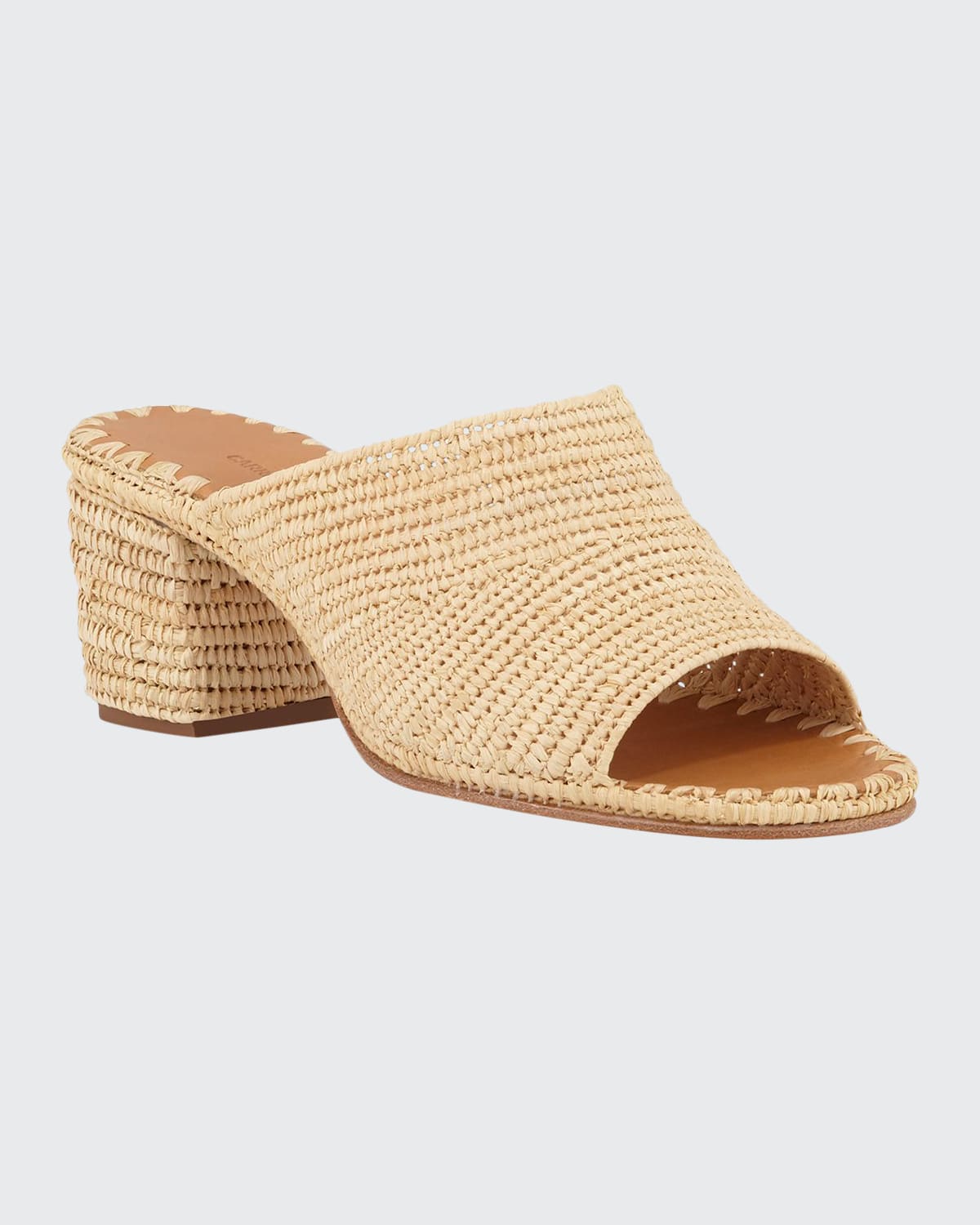 Raffia Sandals | bergdorfgoodman.com