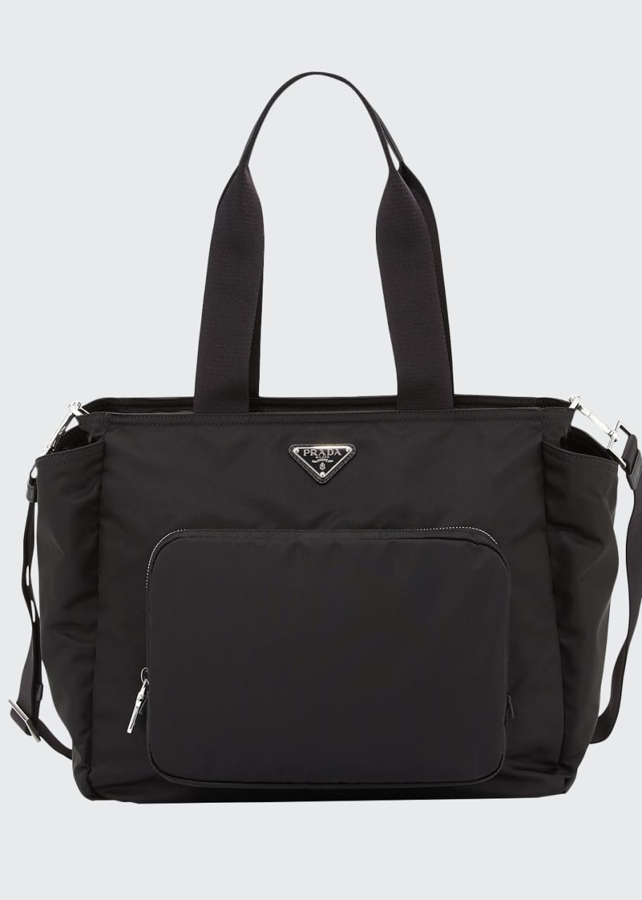 Prada Vela Nylon Baby Bag Black Nero Bergdorf Goodman