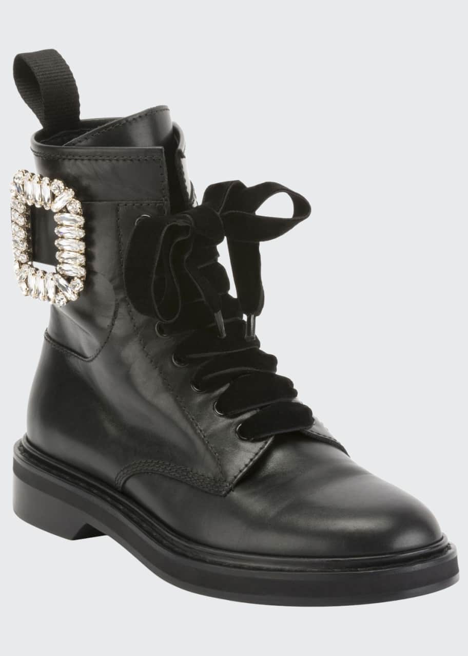 Roger vivier shop combat boots