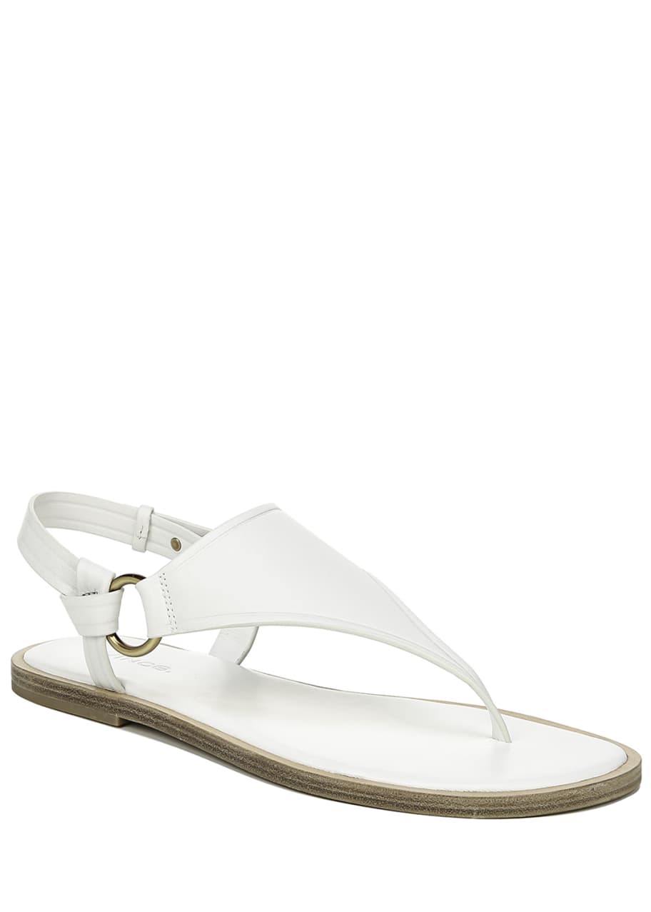 Vince Pharis Leather Slingback Thong Sandals - Bergdorf Goodman