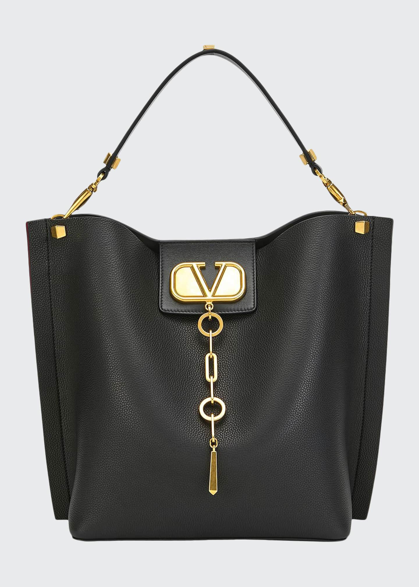 Valentino garavani vlogo walk micro leather tote Clearance