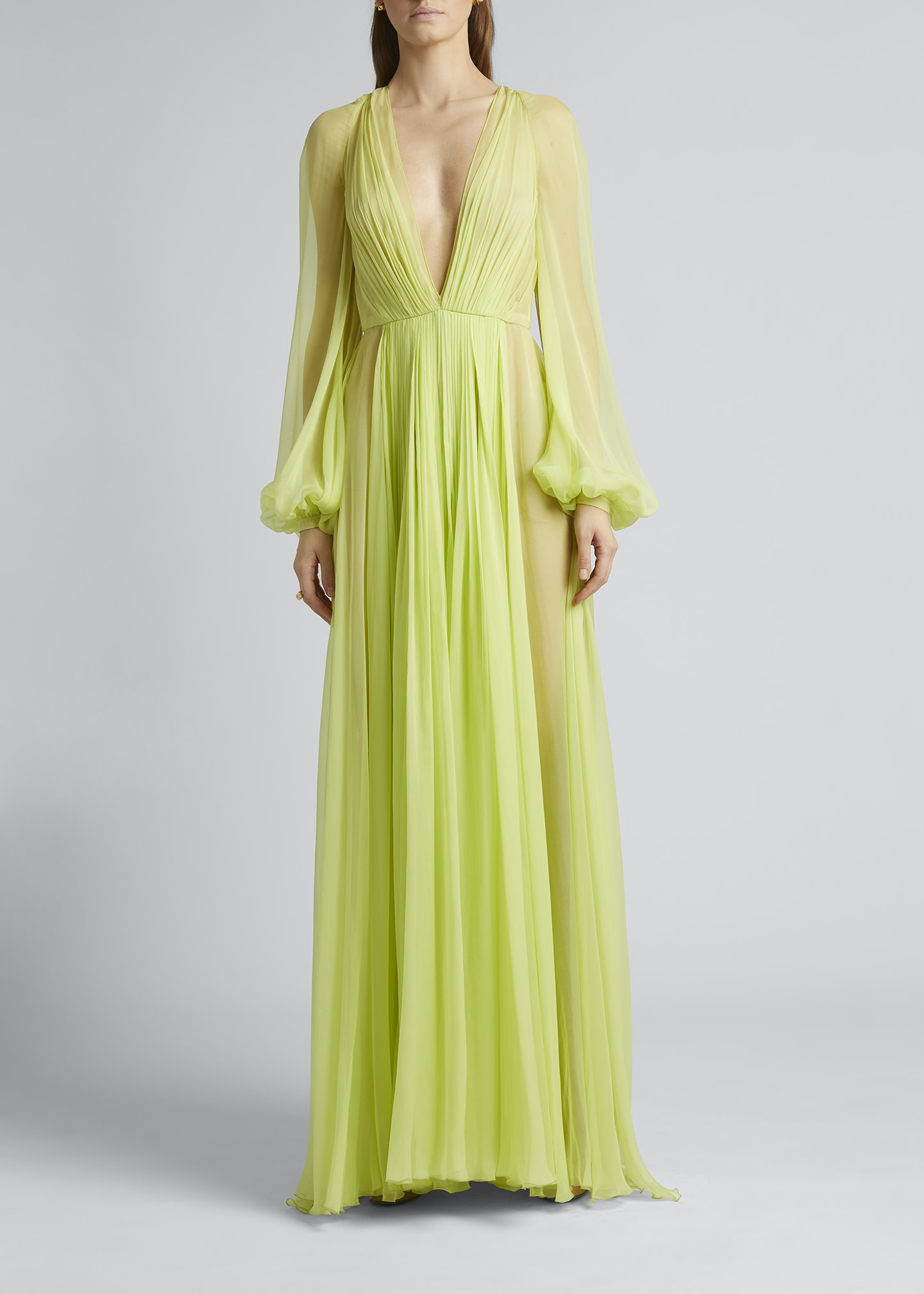 Long Silk Gown | bergdorfgoodman.com