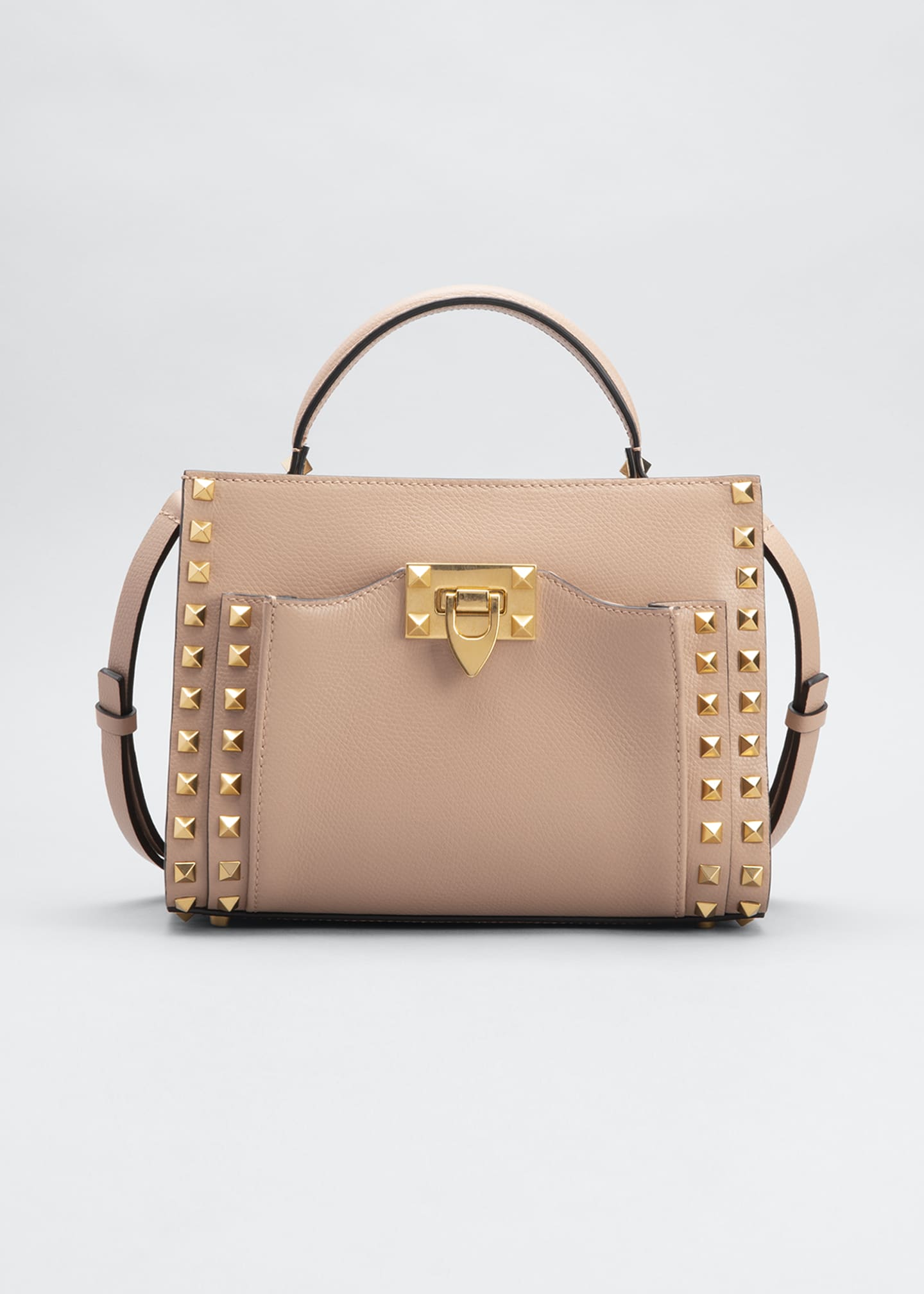 Valentino Garavani Alcove Rockstud Medium TopHandle Bag Bergdorf Goodman