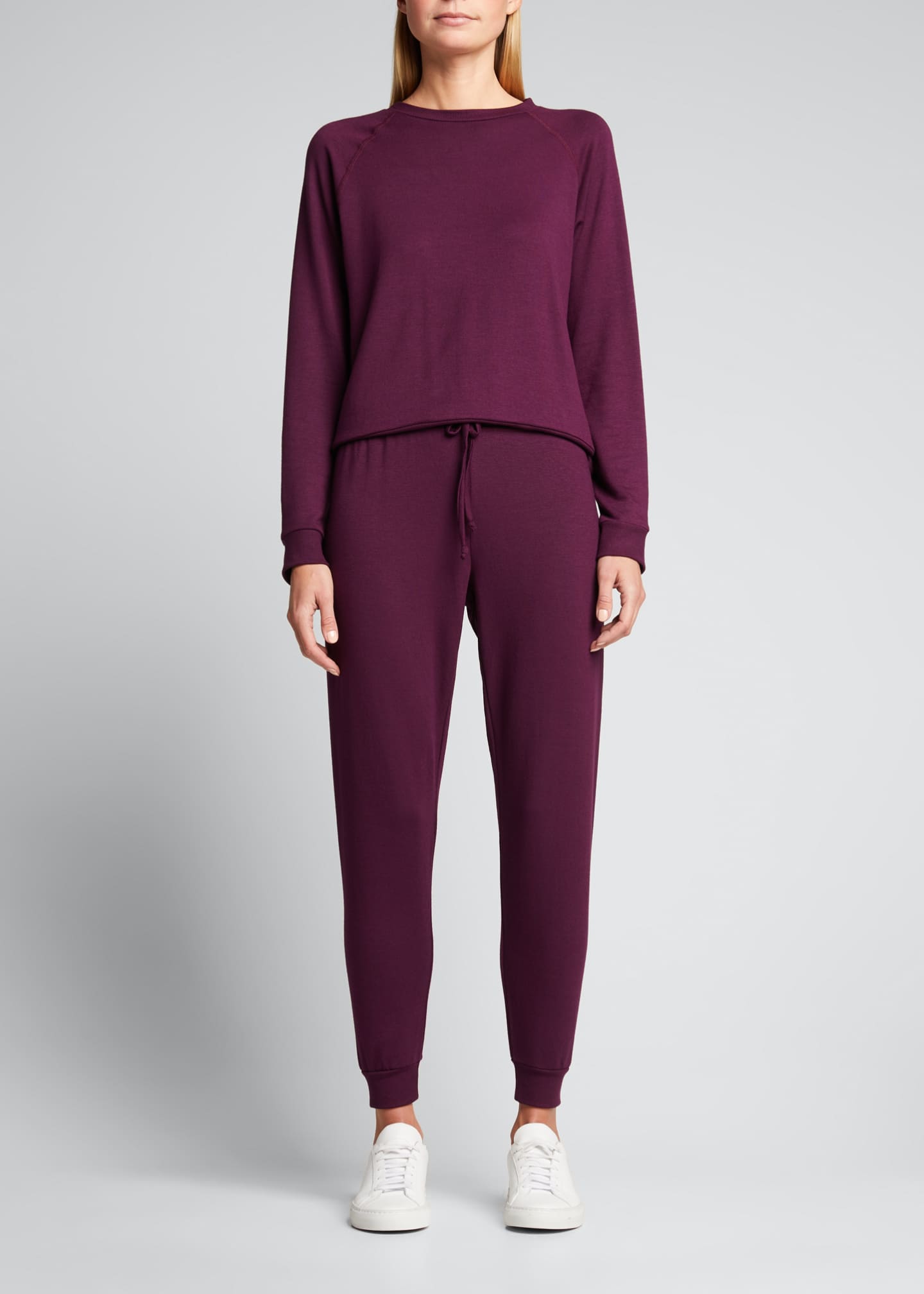 beyond yoga lounge around midi jogger