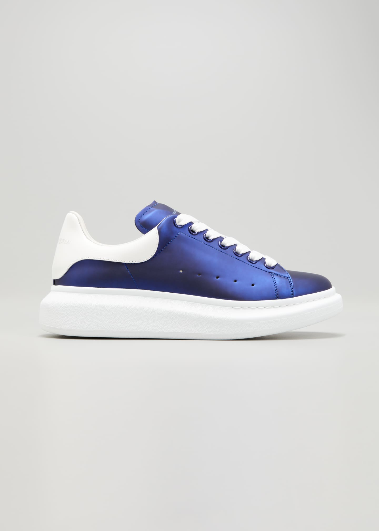 Alexander McQueen Men's Oversized Larry Metallic Sneakers - Bergdorf ...