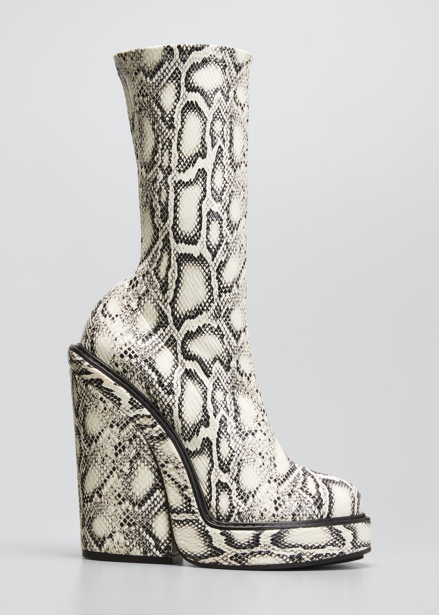givenchy snake print boots