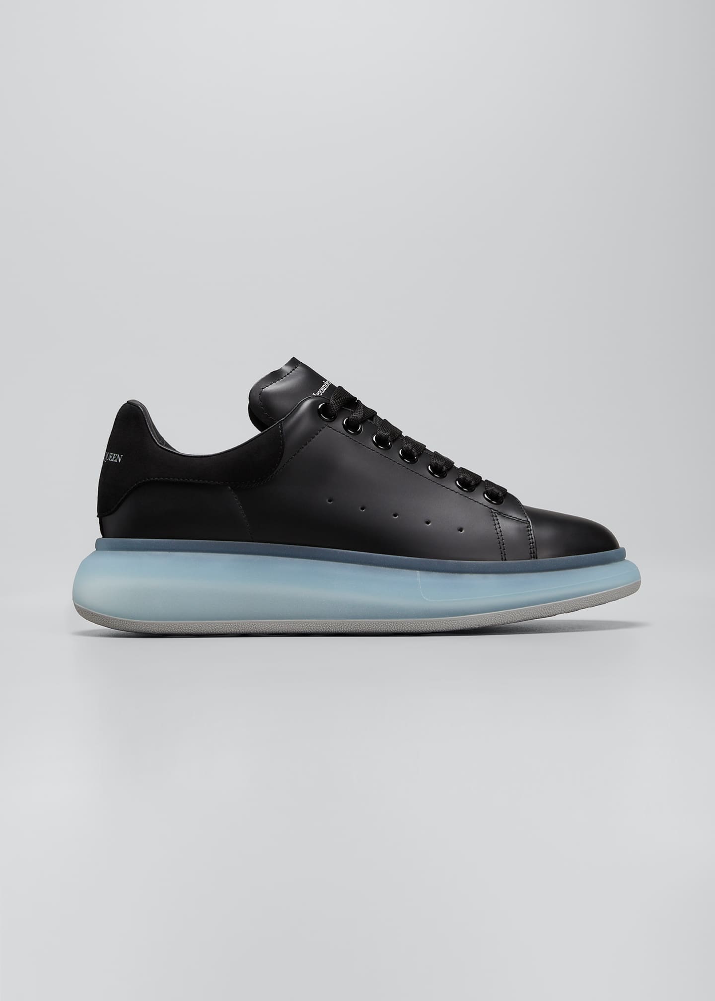 alexander mcqueen men's gel sole leather sneakers