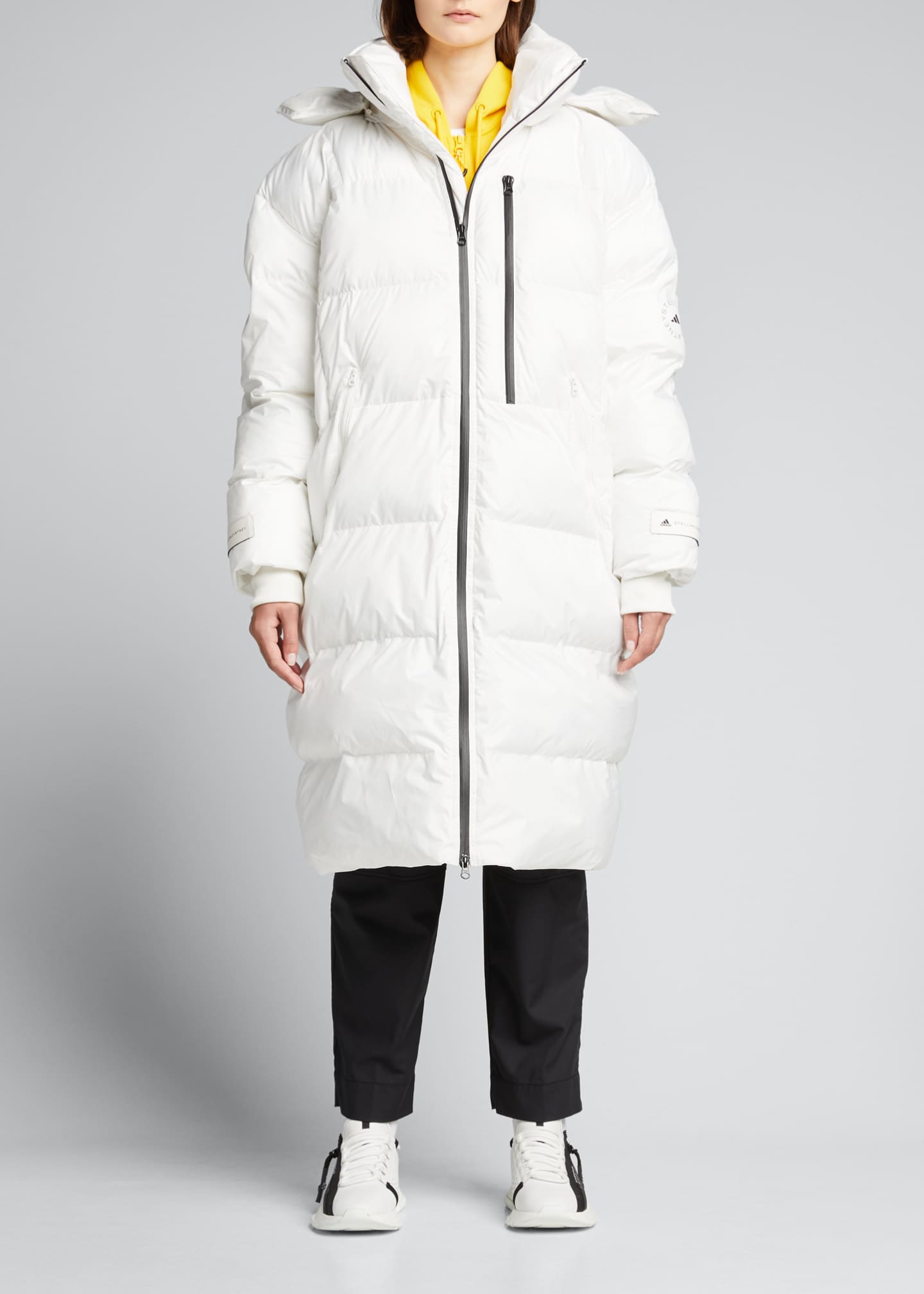 adidas by Stella McCartney Long Puffer Recycled Jacket Bergdorf Goodman