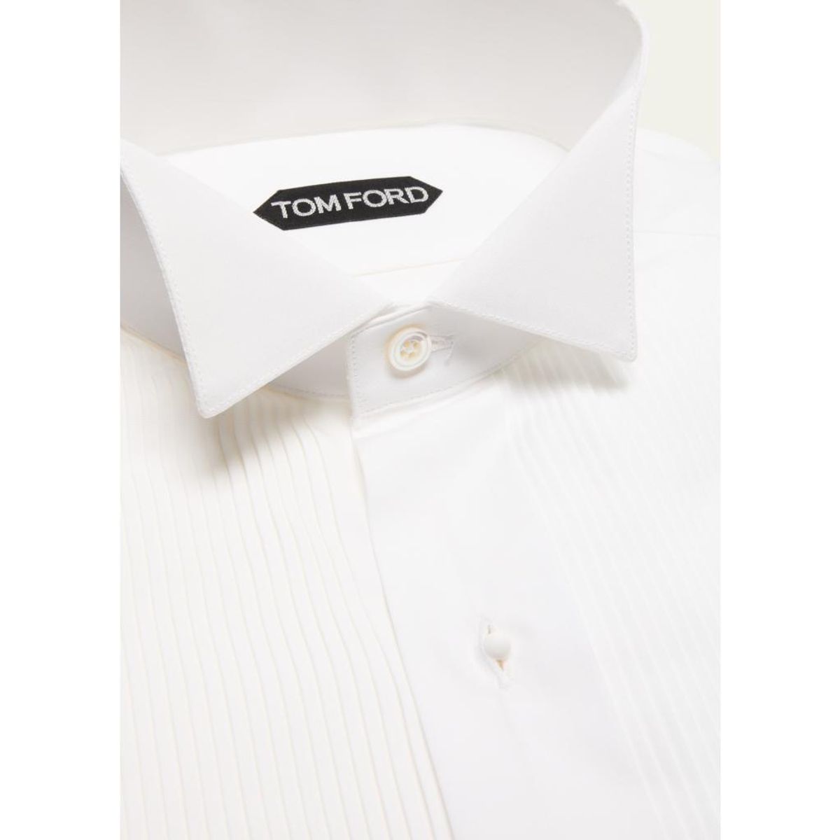Men'S Wingtip Plisse Formal Shirt