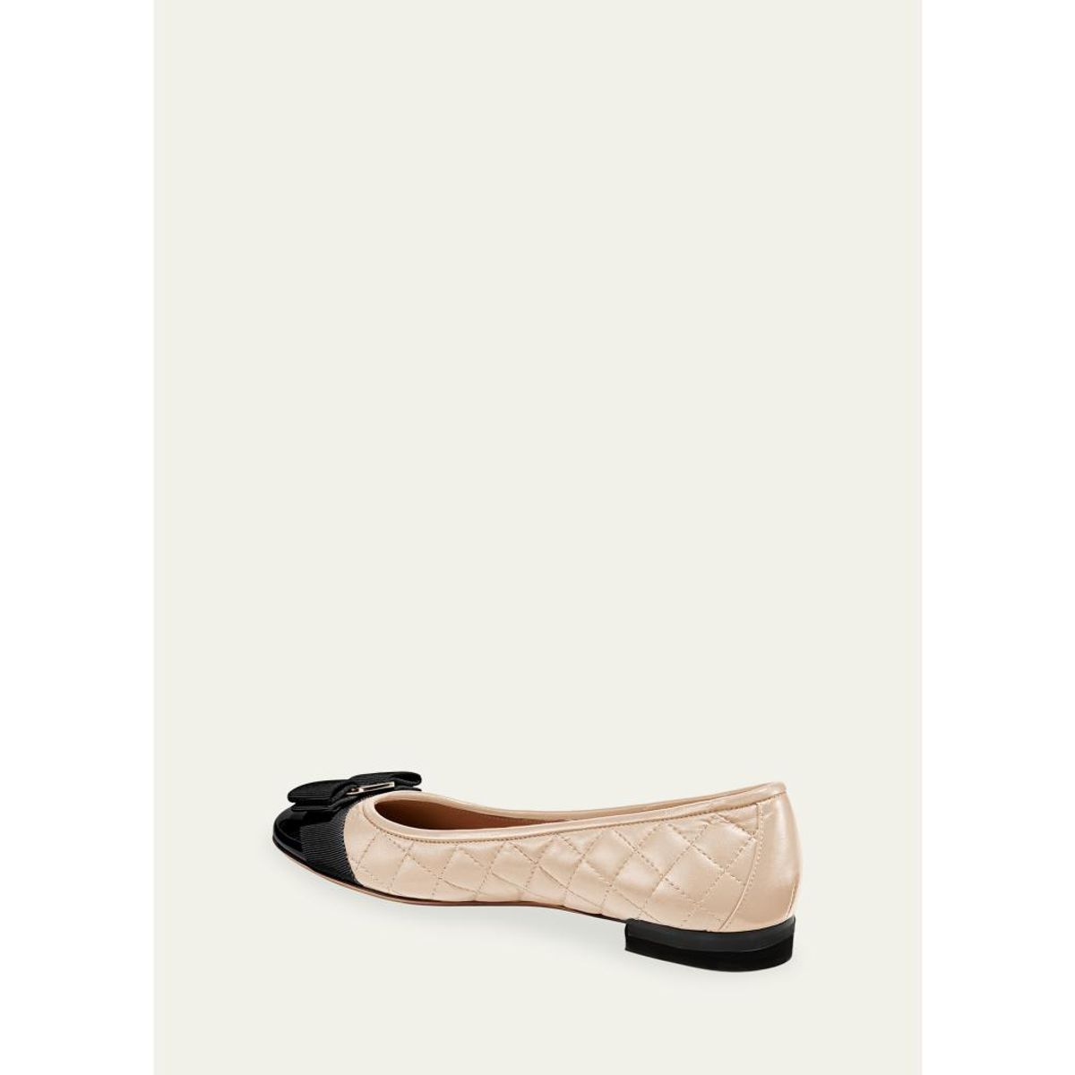 Varina Quilted Bow Ballerina Flats
