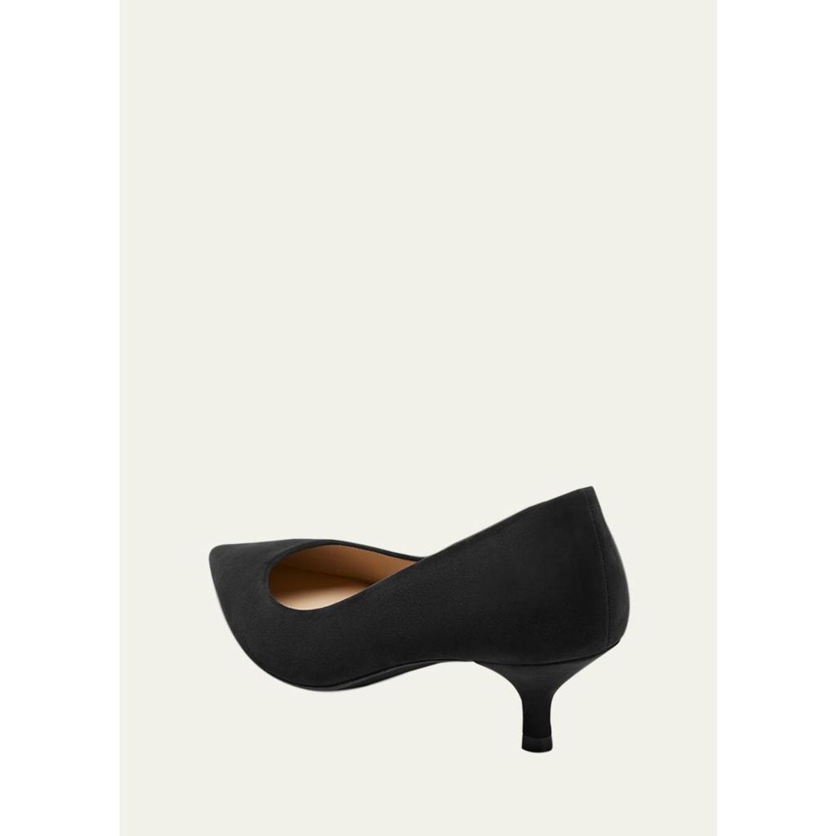 Stuart Suede Kitten Pumps