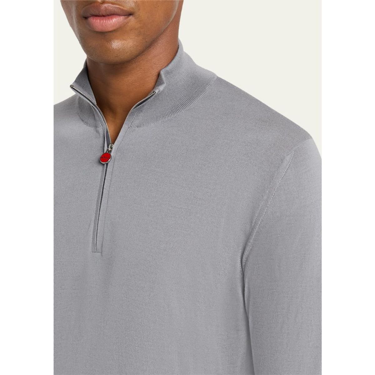 Men'S Wool Half-Zip Sweater