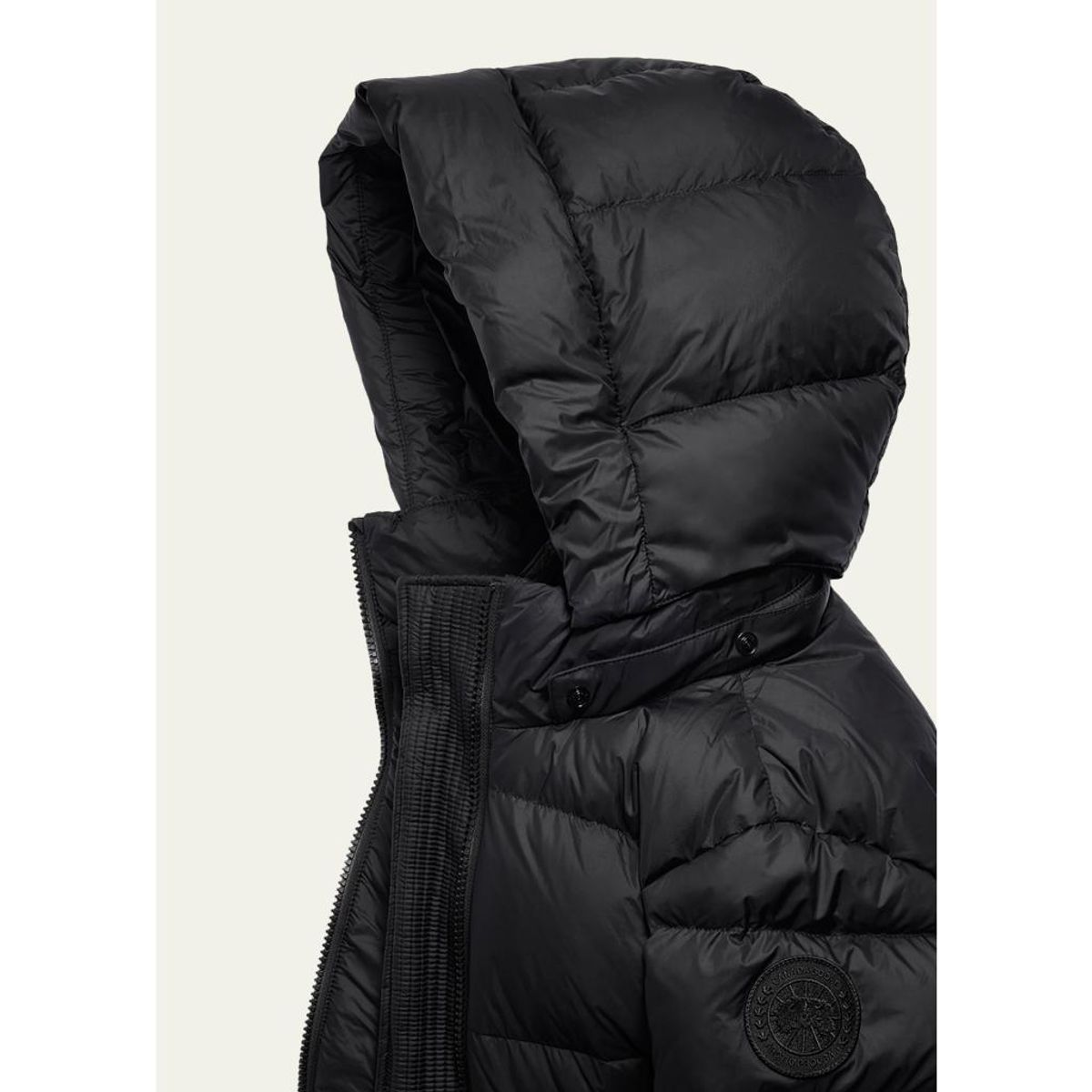 Mystique Long Down Puffer Jacket With Removable Hood