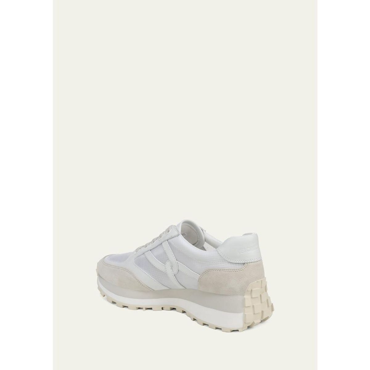 Valentina Ripstop Mixed Leather Retro Sneakers