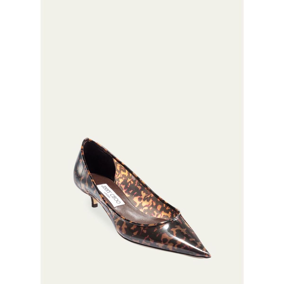 35Mm Amelia Tortoiseshell-Printed Pumps