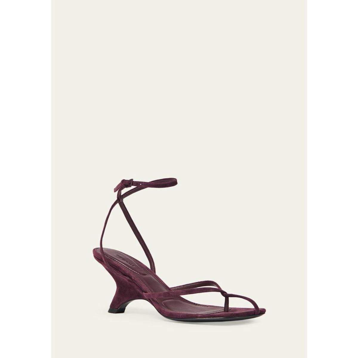 Kelsey Suede Ankle-Strap Sandals