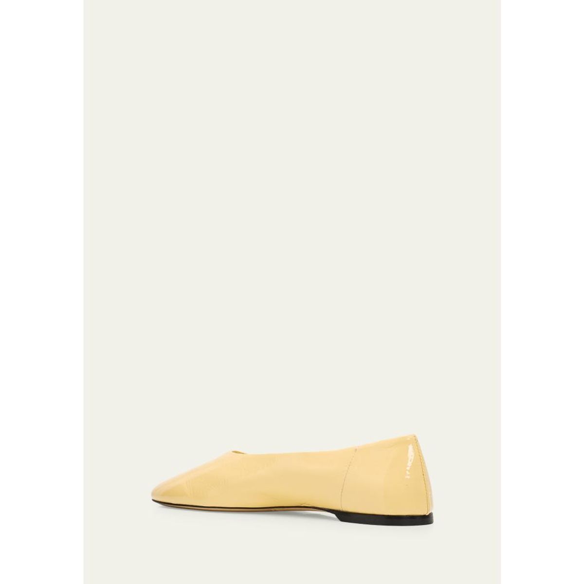 Naplack Leather Ballerina Flats