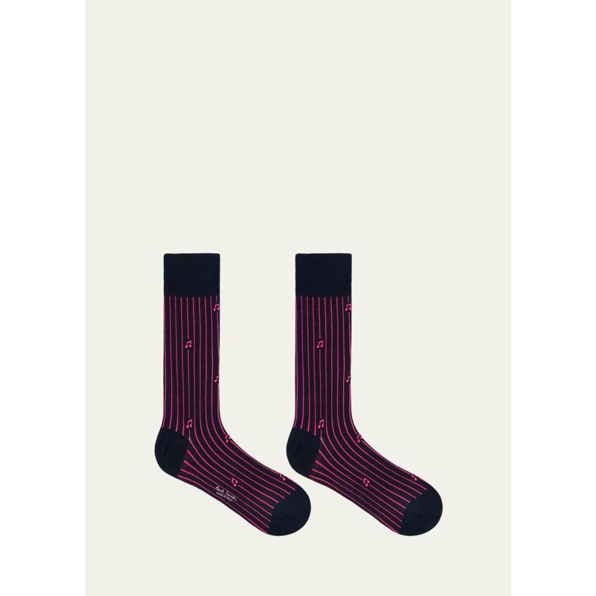 Men'S Othello Music Stripe Crew Socks
