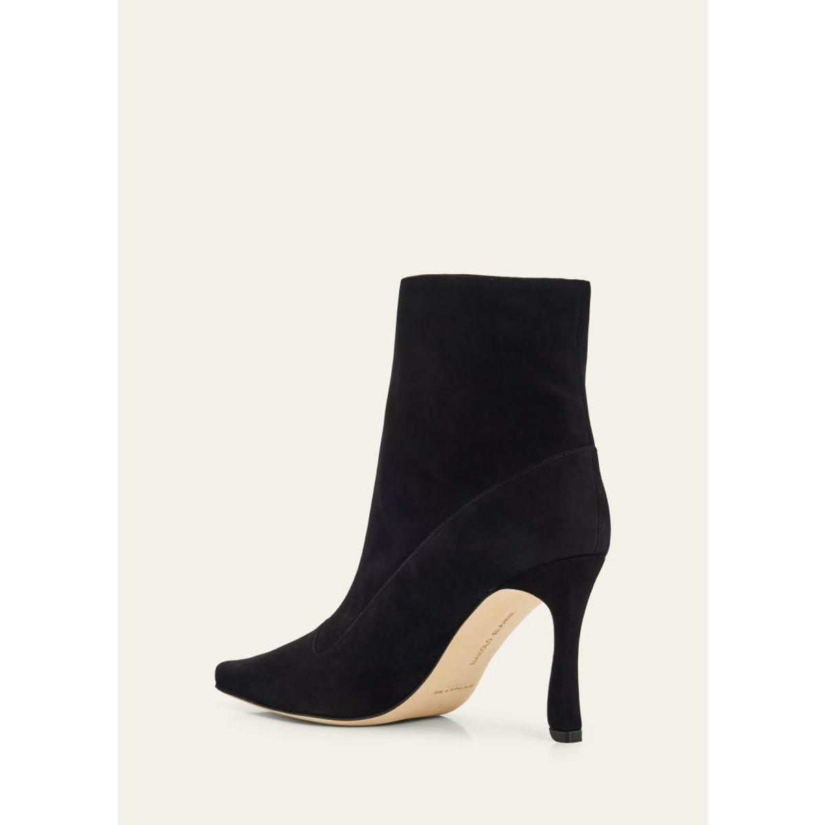 90Mm Gostatu Suede Ankle Booties