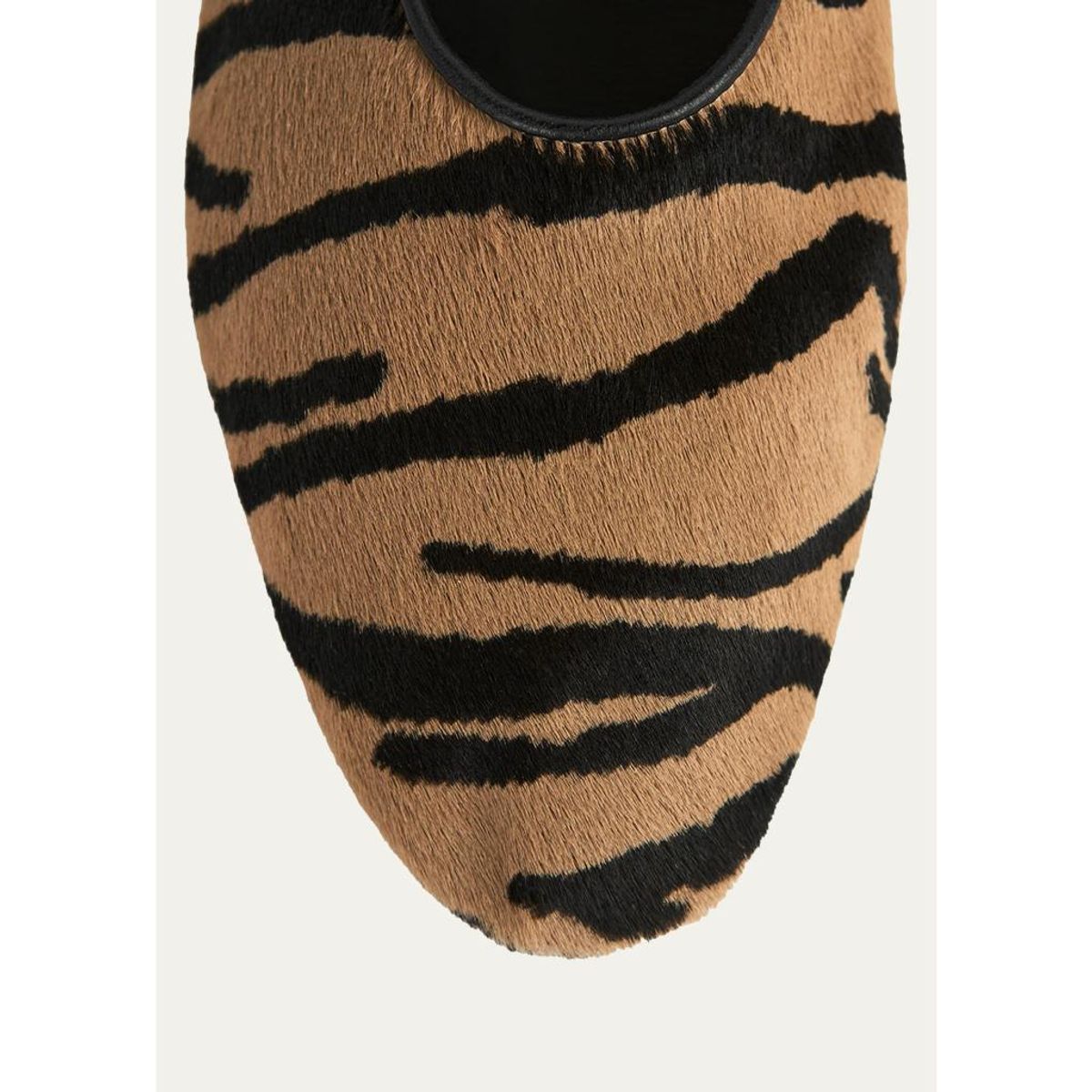 Pony Hair Ballerina Flats