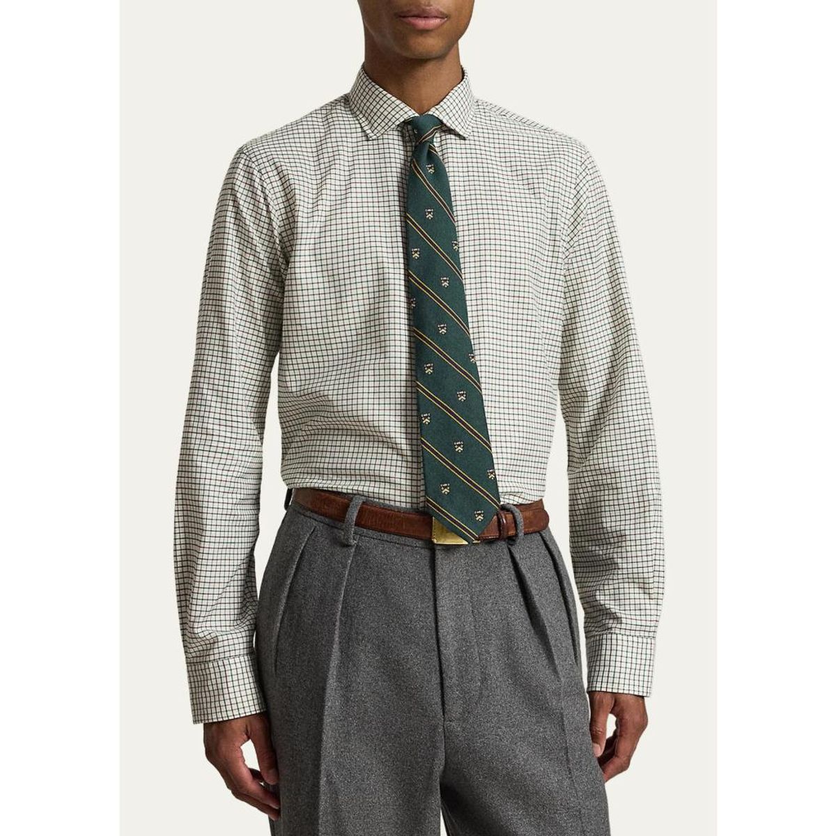 Men'S Plaid Twill Classic-Fit Shirt