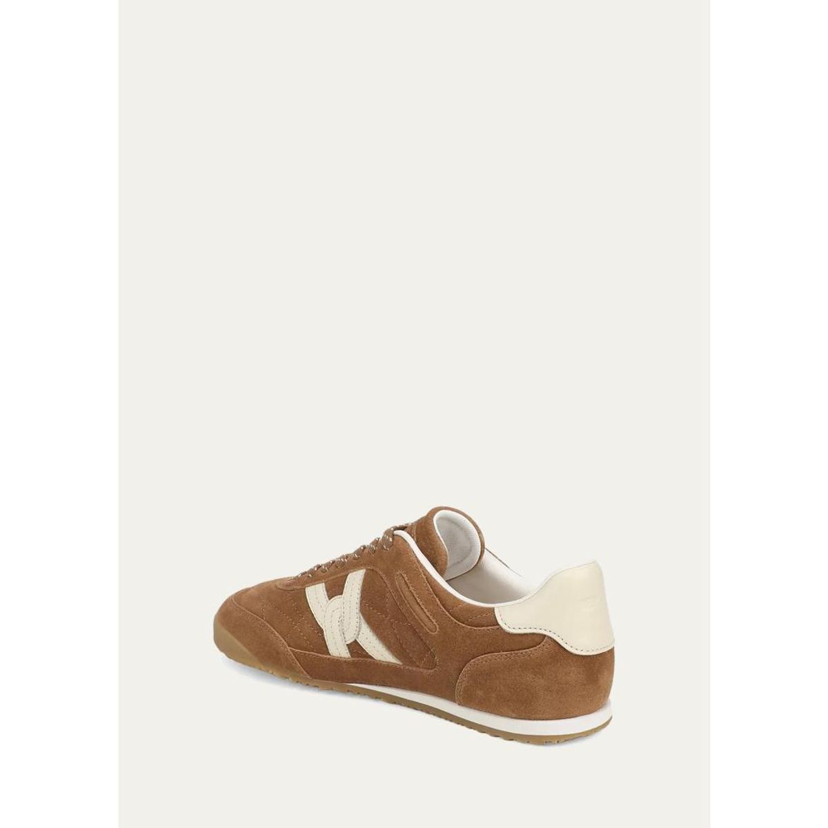 Natalia Mixed Leather Low-Top Sneakers