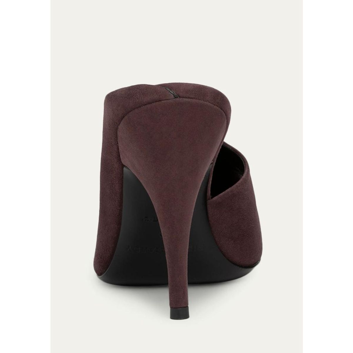 95Mm Diana Leather Asymmetric Mules