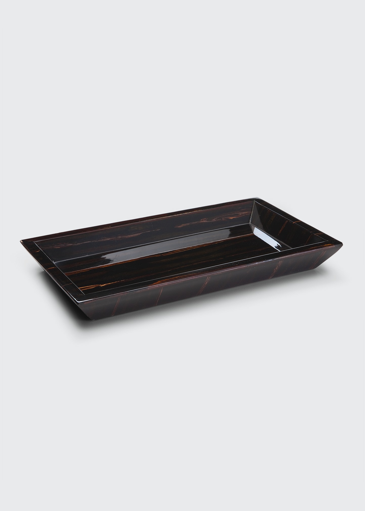 Shop Labrazel Fernwood Tray In Espresso/ Amber