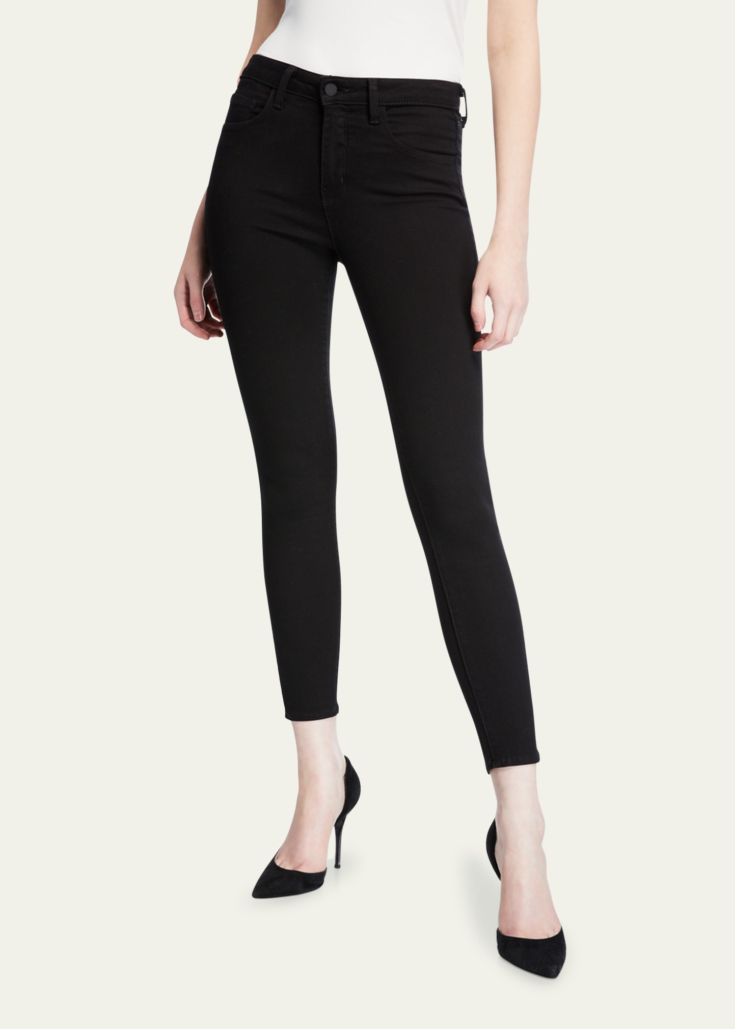 L'Agence Margot High-Rise Skinny Ankle Jeans