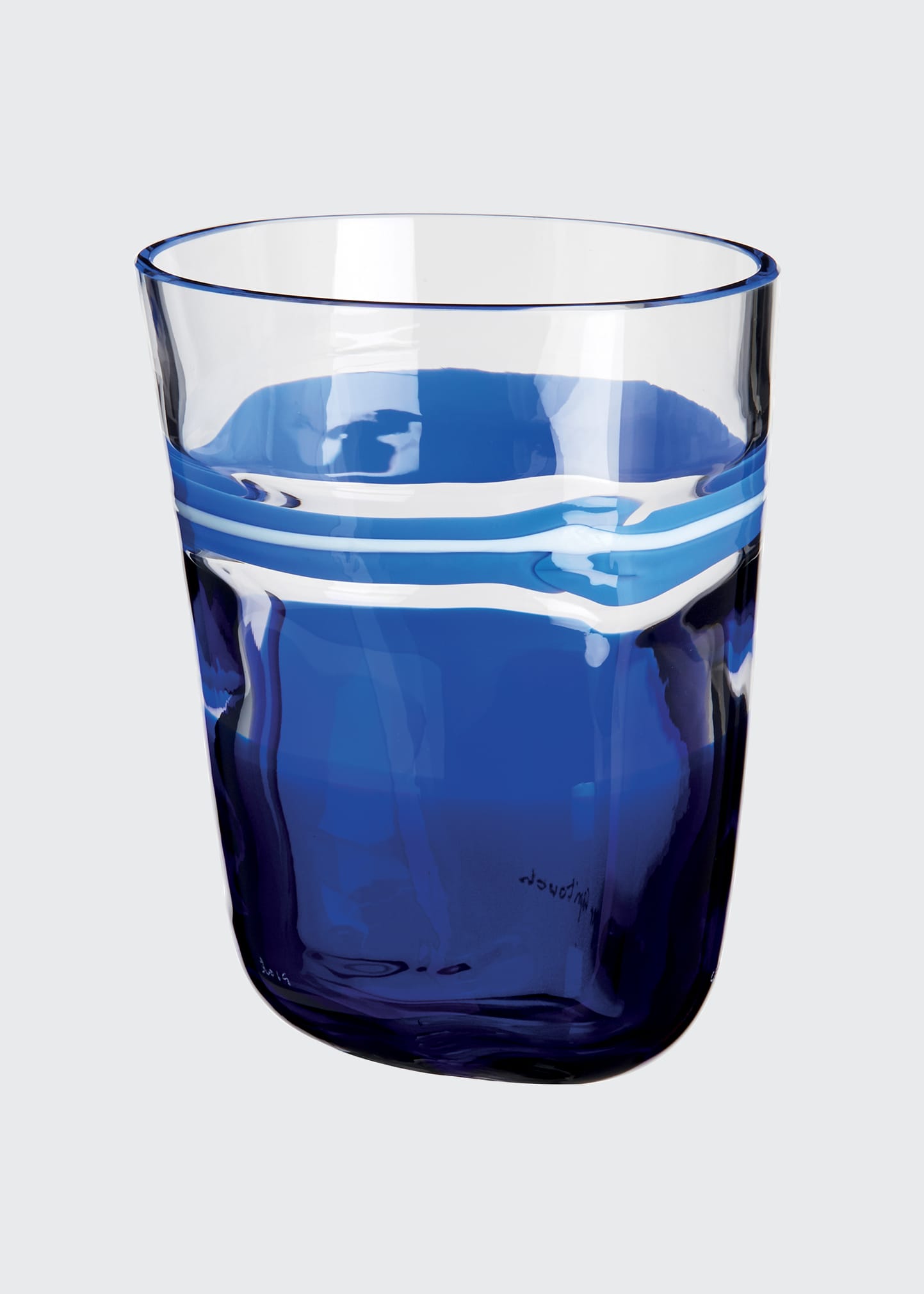 Carlo Moretti Bora Drinking Glass, Red/green In Unassigned