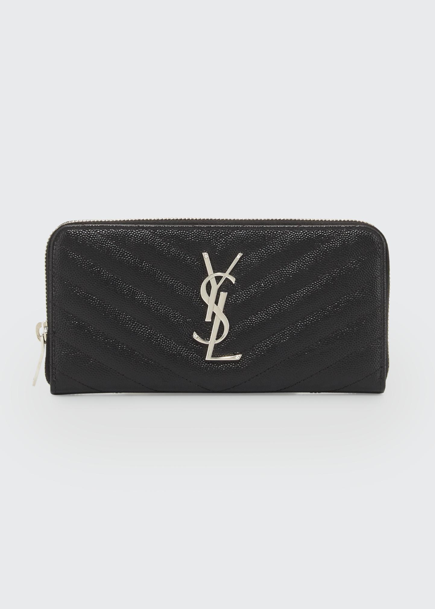 Monogramme Grain de Poudre Zip-Around Wallet