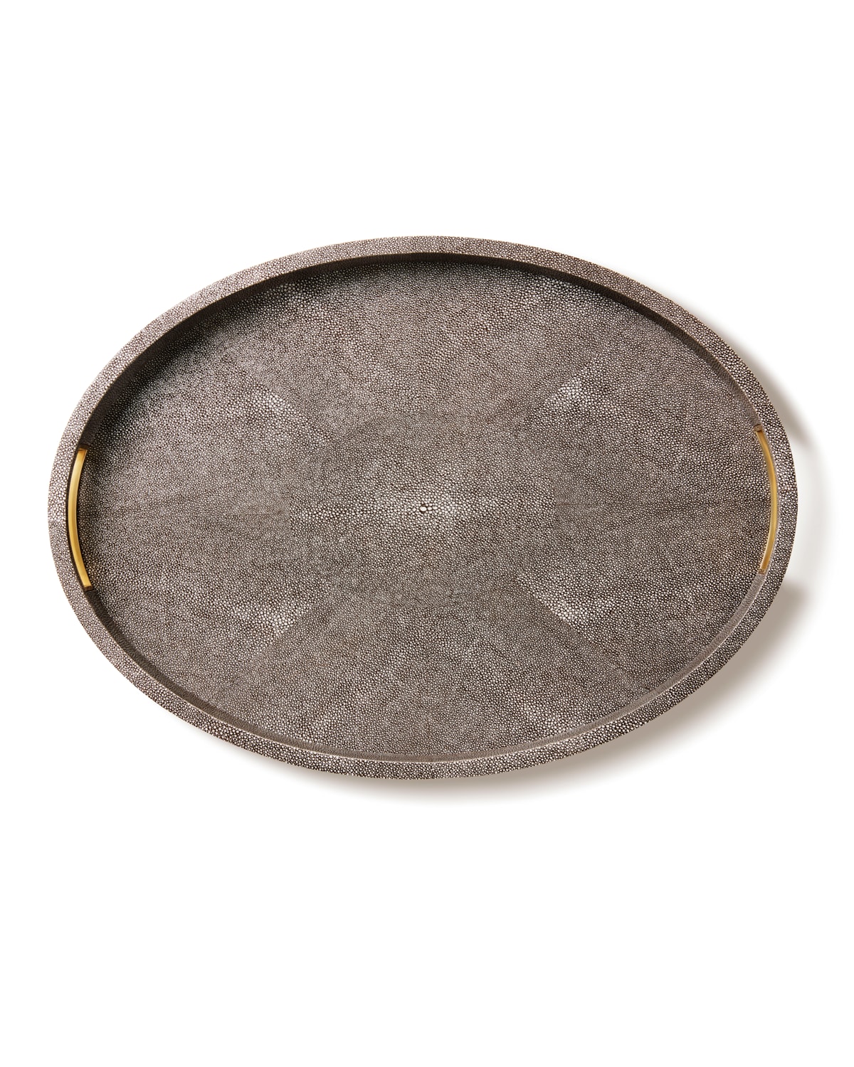 Aerin Modern Chocolate Faux-shagreen Tray