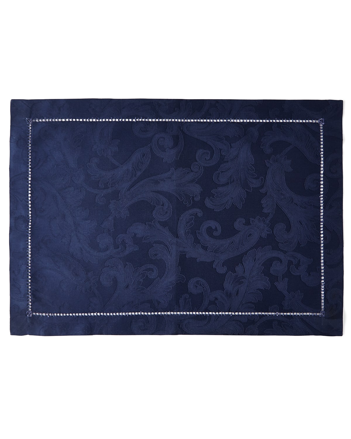 Sferra Plume Jacquard Placemats, Set Of 4 In Sapphire
