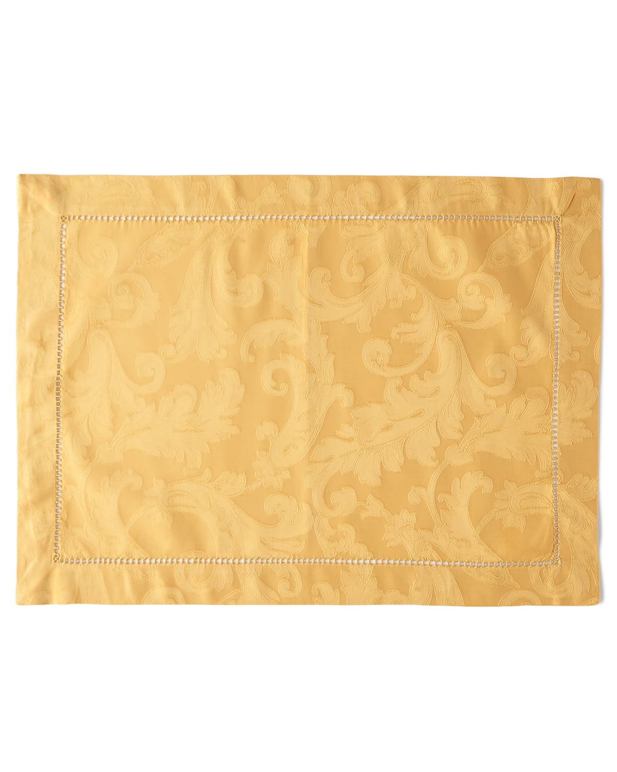 Sferra Acanthus Jacquard Placemats, Set Of 4 In Gold