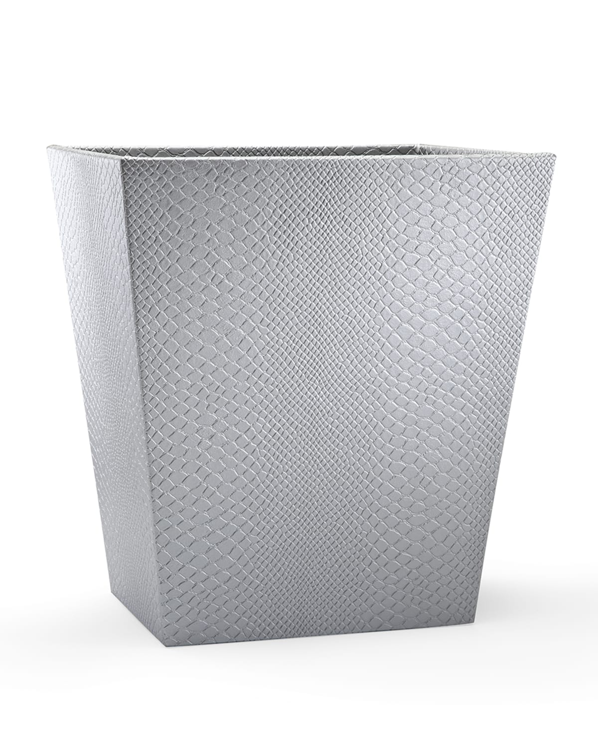 Labrazel Conda Wastebasket, Silver In Satin Silver