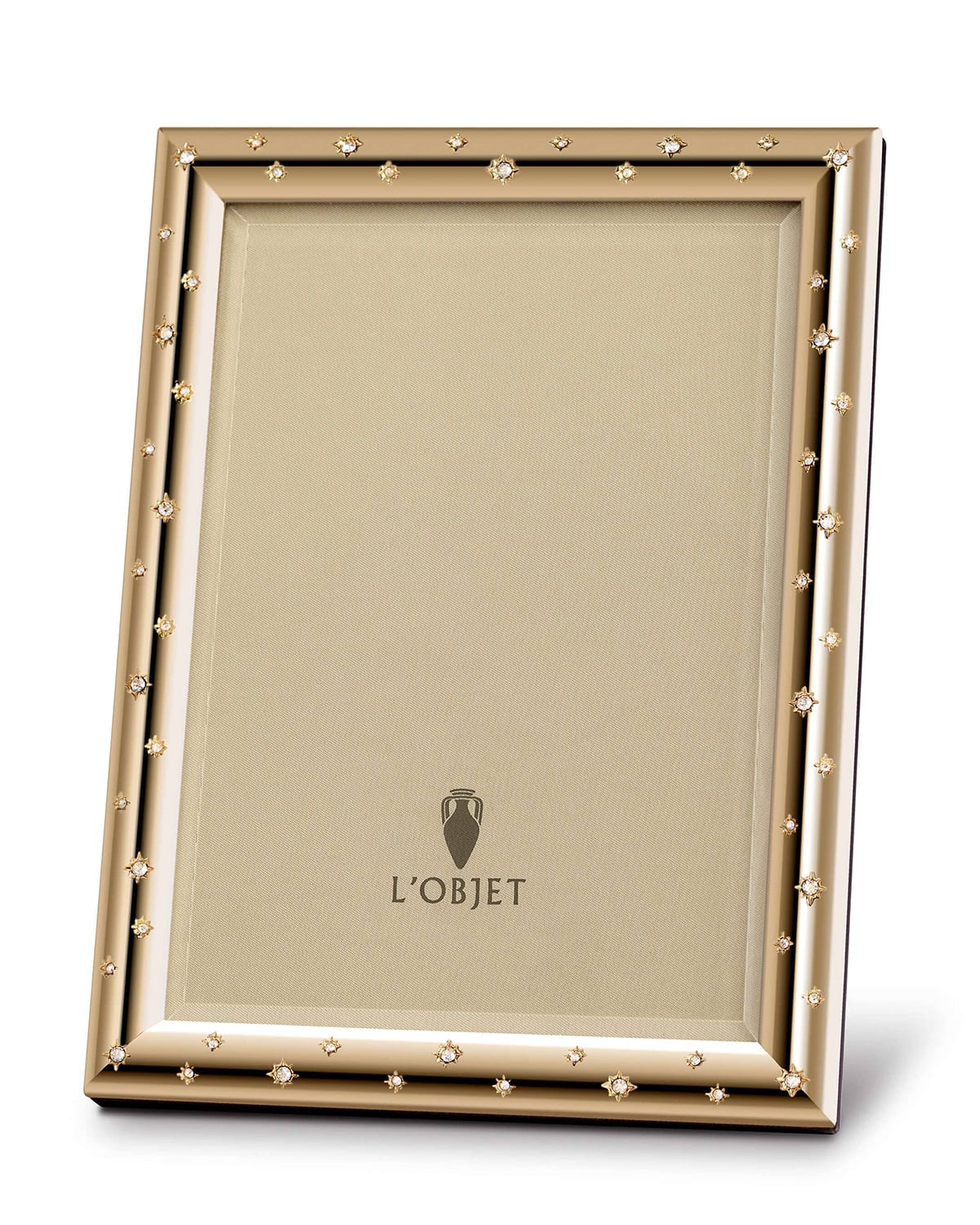 L'objet Stars Gold Picture Frame, 5" X 7" In Gold