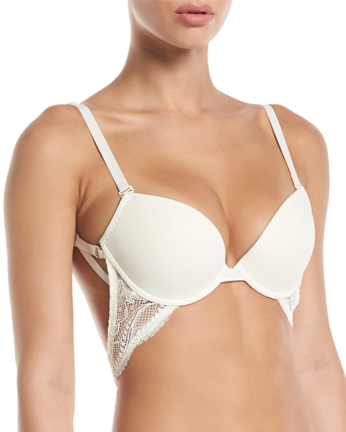 Simone Perele Eden Multi-position Backless Convertible Bra In Ivory
