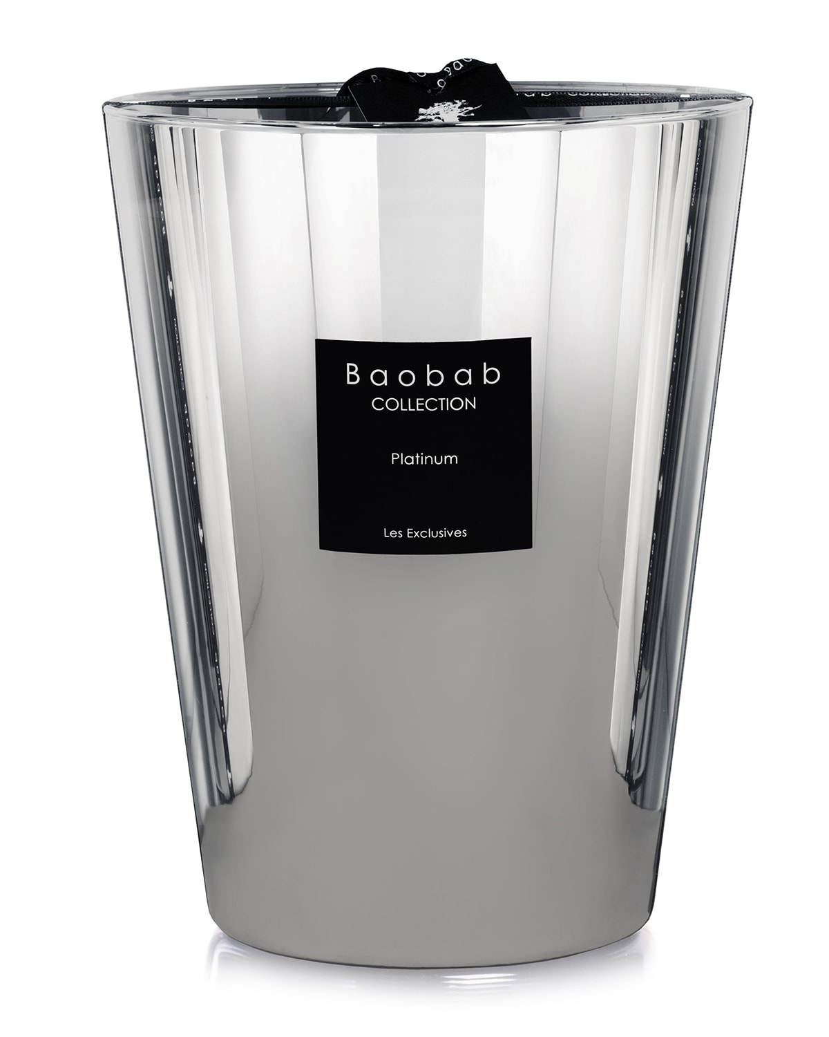 Baobab Collection Les Exclusives Platinum Scented Candle, 9.4" In Metallic