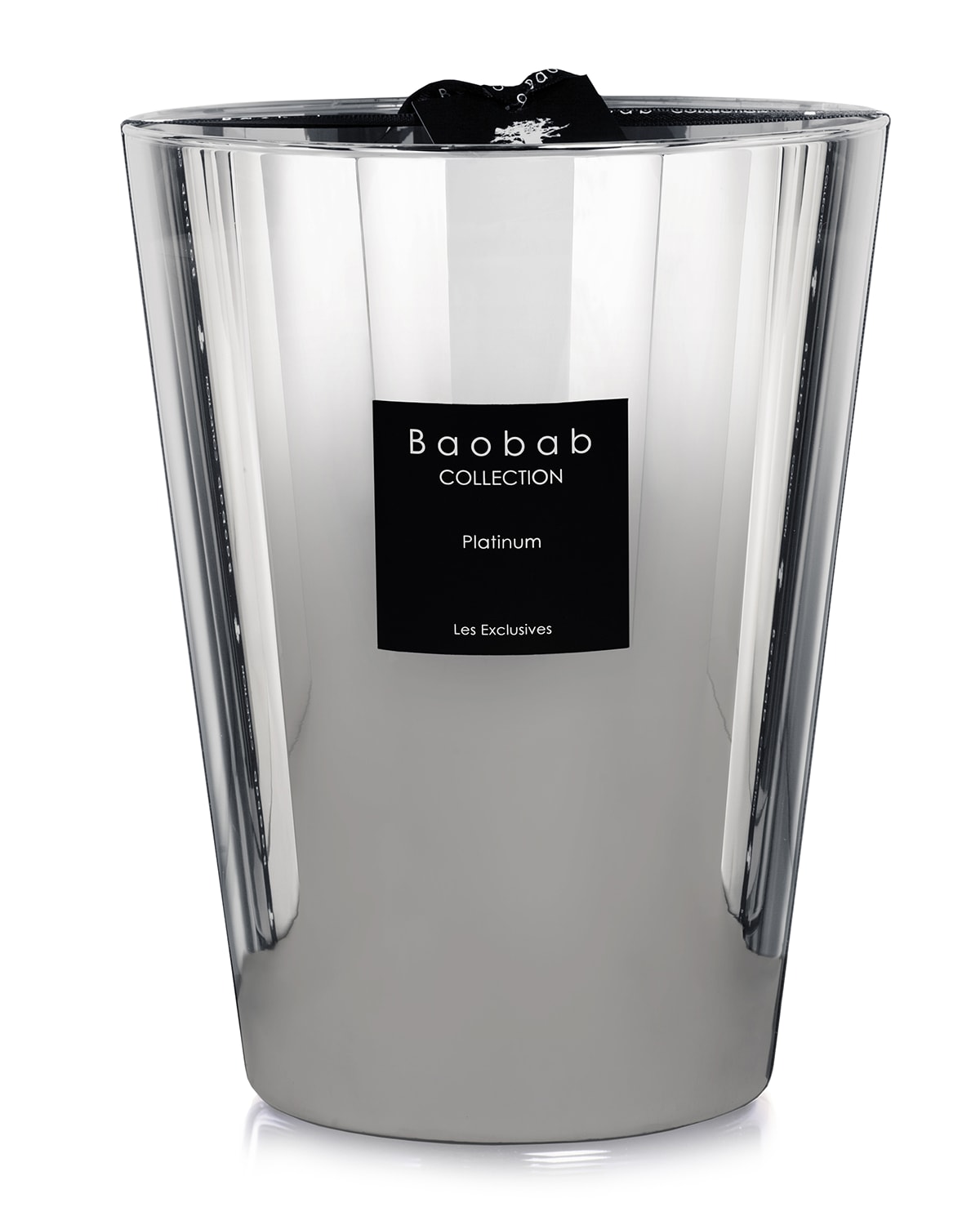 Baobab Collection Les Exclusives Platinum Scented Candle, 9.4" In Silver
