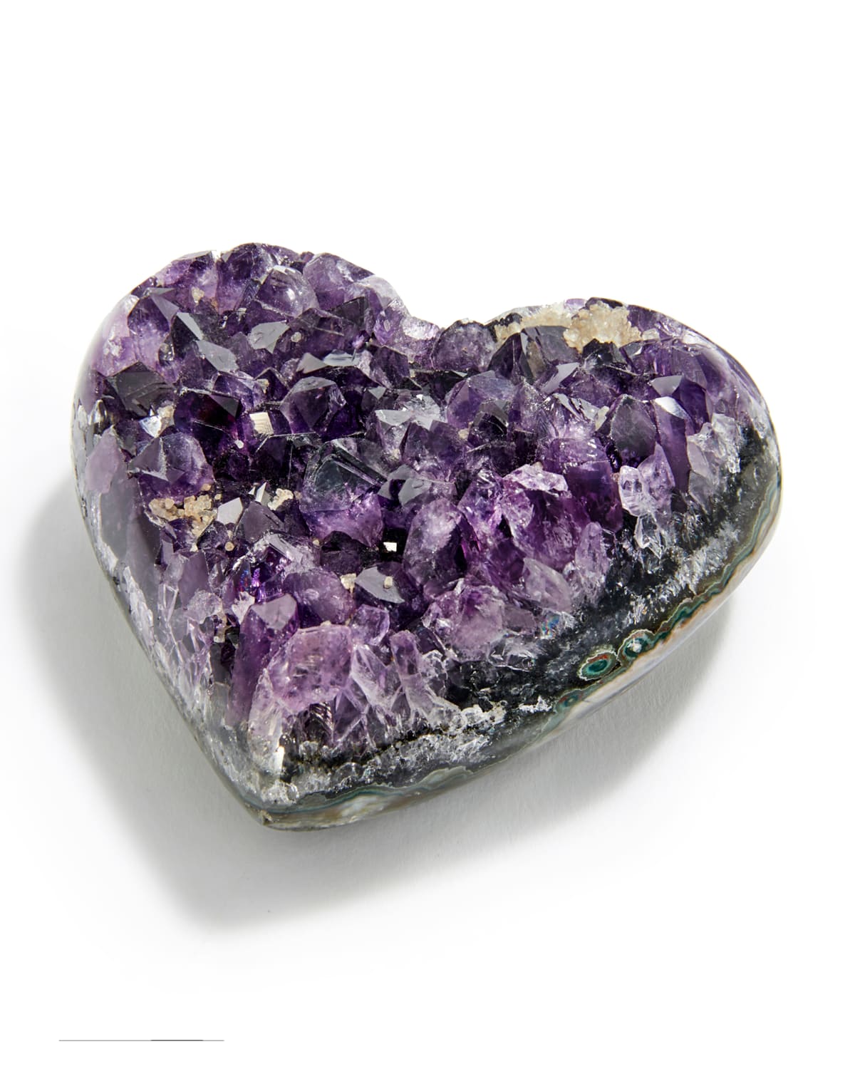 Anna New York Extra Small Heart Object In Amethyst